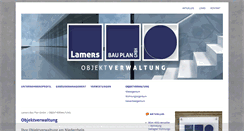 Desktop Screenshot of lamers-bauplan.de