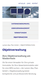 Mobile Screenshot of lamers-bauplan.de